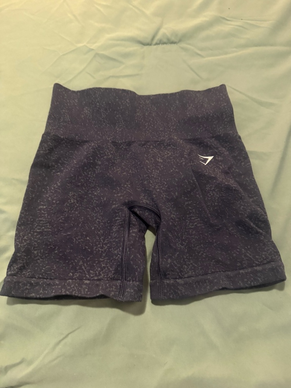 Gymshark High-Waist purple Seamless Workout Shorts